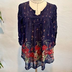 Anthropologie Boho Top